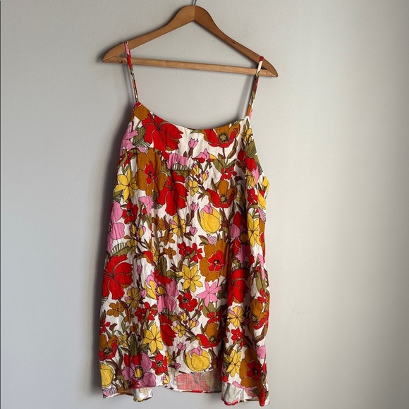 SHOW ME YOUR MUMU  OASIS FLORAL PRINT MINI DRESS LARGE - Picture 2 of 16
